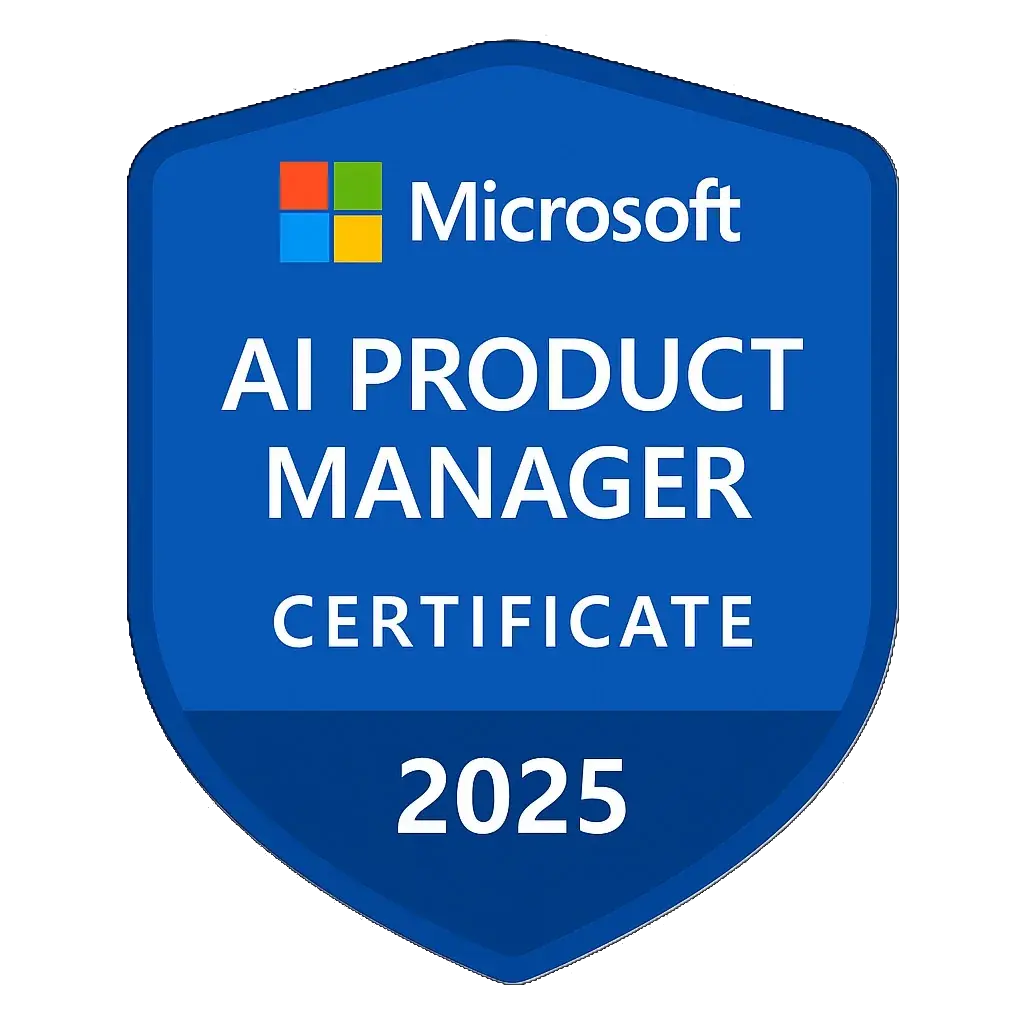 Microsoft AI Product Manager Certificate 2025